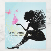 ETIKET VOOR WIJN - fee- en botervliegen (Enkel label)