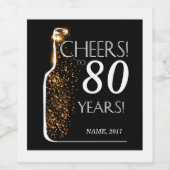 ETIKET VOOR WIJN - kauwers tot 80 jaar! (Enkel label)