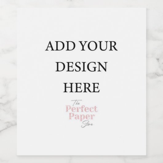 Etiket voor wijnflesjes (Enkel label)