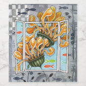 Etiket voor Windows- en droomflessen (Enkel label)