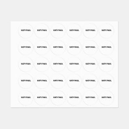 ETIKET VOOR witte TEXTUUR EENVOUDIG MINIMAAL TEKST Labels