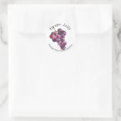 Etiket voor zelfgemaakte grape jelly in pot (Tas)