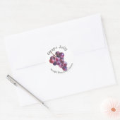 Etiket voor zelfgemaakte grape jelly in pot (Envelop)