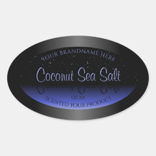 Etiket voor zwart en blauw gradiënt op zacht glitt