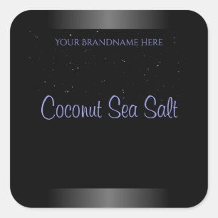 Etiket voor zwart en blauw gradiënt op zacht glitt