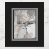 Etiket voor zwarte en witte wijn (Enkel label)