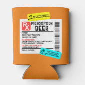 Etiket voorschrijvingsmerk Favor Blikjeskoeler (Achterkant)