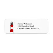 Etiket vuurtoren (Voorkant)