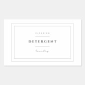 Etiket wasmiddel Stickers (Voorkant)