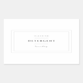 Etiket wasmiddel Stickers