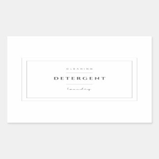 Etiket wasmiddel Stickers