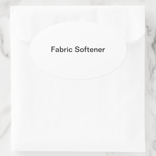 Etiket wasverzachter / (Tas)