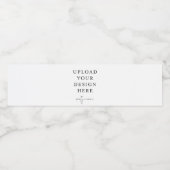 Etiket waterflesje (Enkel label)