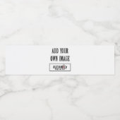 Etiket waterflesje 8x2,125 inch (Enkel label)