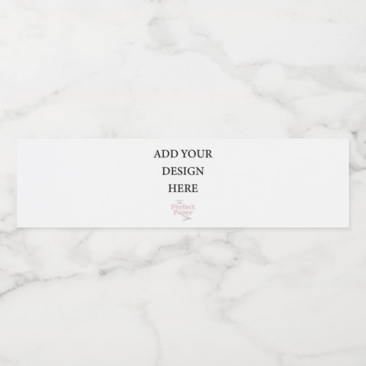 Etiket waterflesje ticker (Enkel label)