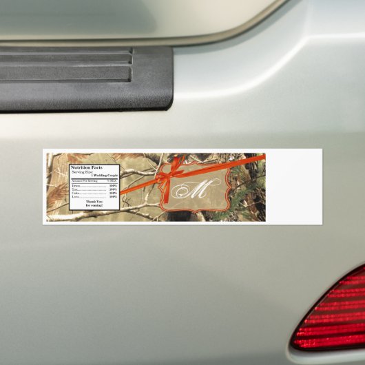 Etiket waterflesjesjagers Camoflouge Camo Sinaasap Bumpersticker (Op auto)