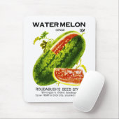 Etiket watermeloen zeepverpakking muismat (Met muis)
