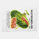 Etiket watermeloen zeepverpakking theedoek (Horizontaal)