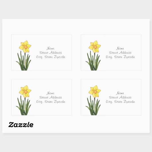 Etiket waterverf, pen en inkt (Vel)