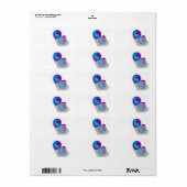 Etiket wereldbol (Full Sheet)