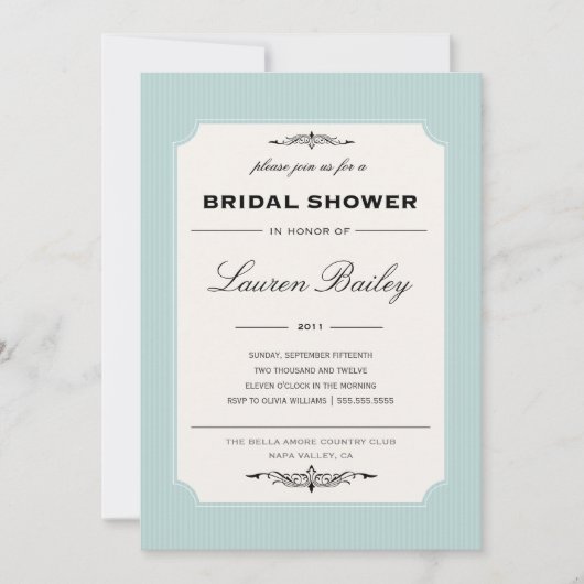 ETIKET WIJN | BRIDAL SHOWER INVITATION KAART (Voorkant)