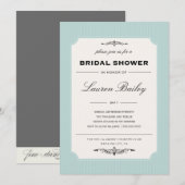 ETIKET WIJN | BRIDAL SHOWER INVITATION KAART (Voorkant / Achterkant)