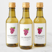 Etiket wijndruivenwijn (Flessen)