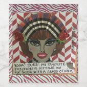 Etiket wijnfles (Enkel label)