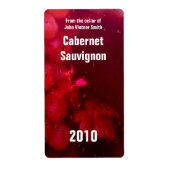 Etiket wijnfles (Voorkant)