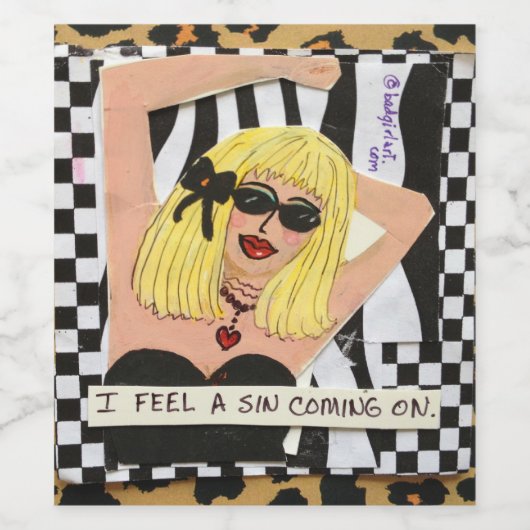 Etiket wijnfles (Enkel label)