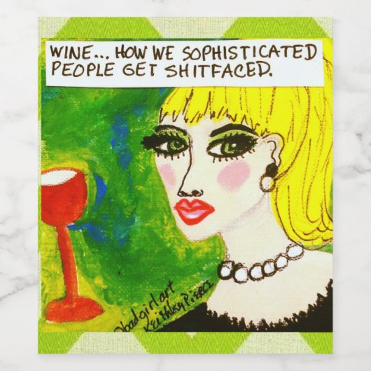 Etiket wijnfles (Enkel label)