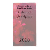 Etiket wijnfles (Voorkant)