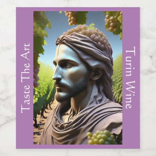 Etiket wijnfles (8,9 cm x 10,2 cm) (Enkel label)