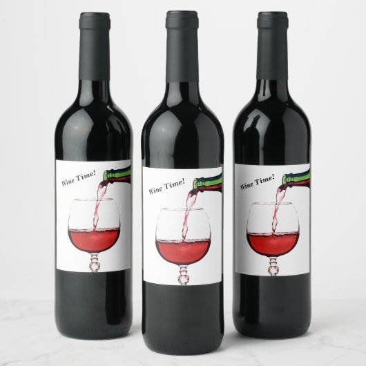 Etiket wijnflesfles (Flessen)
