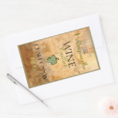 Etiket wijnflesje (Envelop)