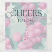 Etiket wijnflesje (Enkel label)