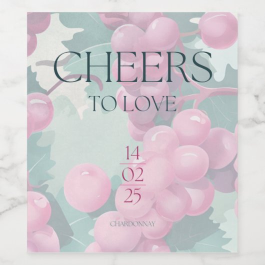 Etiket wijnflesje (Enkel label)