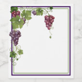 Etiket wijnflesje (Enkel label)