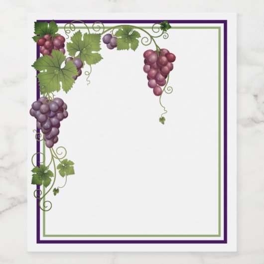 Etiket wijnflesje (Enkel label)