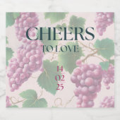 Etiket wijnflesje (Enkel label)