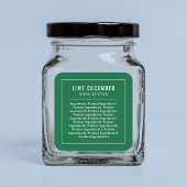 Etiket Wit randnummers Aangepaste kleuringrediënte