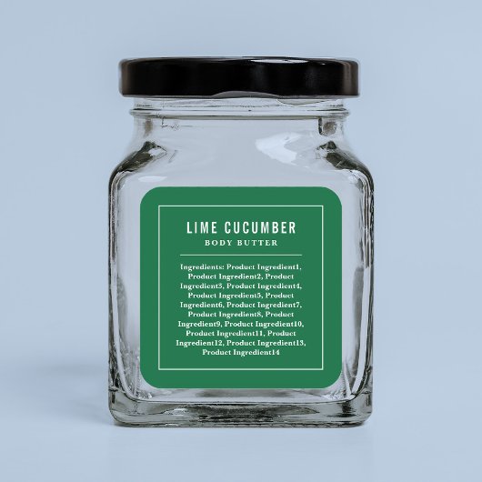 Etiket Wit randnummers Aangepaste kleuringrediënte