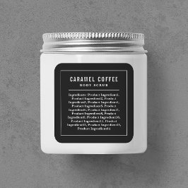 Etiket Wit randnummers Aangepaste kleuringrediënte