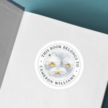 Etiket witte orchidee phalaenopsis