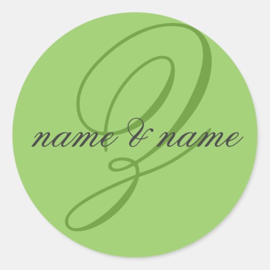 Etiket Z monogram (Voorkant)