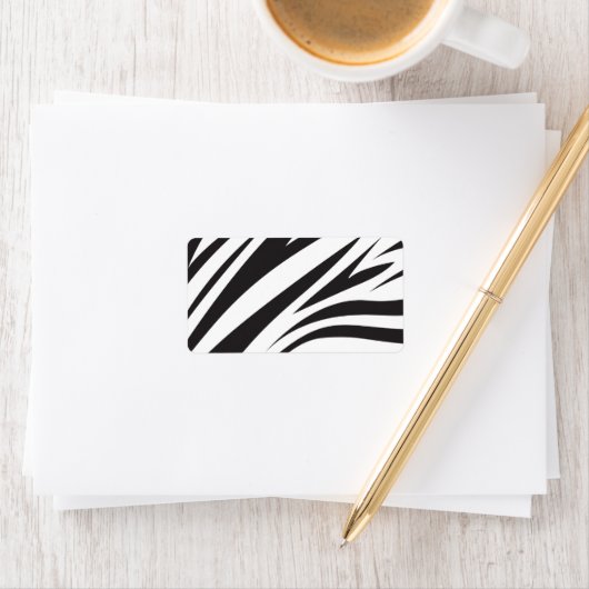 Etiket zebra Stripe afdruk (Insitu)