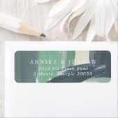 Etiket zeeoormerk voor glasbruiloft (Insitu)