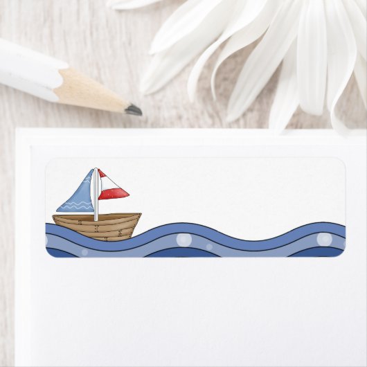 Etiket zeilboot (Insitu)