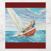 Etiket zeilwijn (Enkel label)