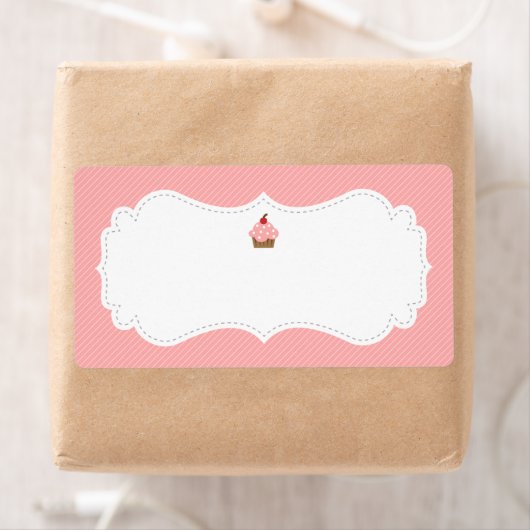 Etiket zoete en peulroze koekjes (Insitu)